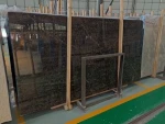 Natural Stone Italy import polished gold vein black marble for Walls and Floors
