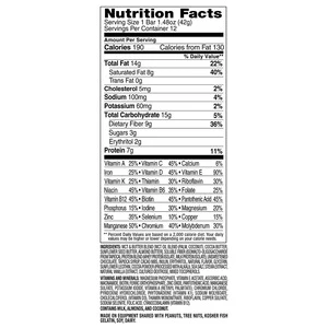 Nature Fuel Keto Bar Meal replacement - Double Dark Chocolate Chunk Perfect grab-and-go ketogenic nutrition