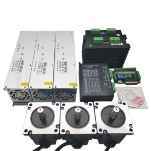 Nema 34 3 Axis CNC Kits 8.5Nm Stepper Motor with DM860D Stepper Driver and Power Supply
