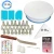 new 74 pcs Cake Decorating Supplies Set Baking Tools Kit with 42Icing Tips, 3 Coupler, 2 Silicone Bag 10 Disposable Bags