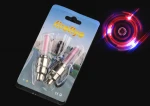 New arrival Plastic LED Motorcycle bike Wheel Light Tire Valve Stem fluorescent bicycle firefly