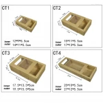New Arrive Paper Doll Tea Soap Kraft Paper Box With PVC Window Sleeve