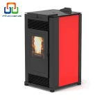 New auto ash clean electric fireplace with color touch screen controller