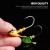 Import New design 4 in 1 box wholesales 4 color  6.5g  8g  lead fishing sinker hooks from China