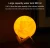 New design Desktop 3d LED Moon Lamp Humidifier with 3 Colors Night Light