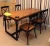 Import NEW design Dining table and chairs set restaurant furniture foshan from China