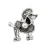 Import New Design DIY Cute Animal Jewelry 18mm Snap Button Wholesale Rhinestone Crystal Dog Button from China