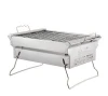 New Design Rotisserie Spit Stainless Steel Silver Color Portable Outdoor Collapsible Barbecue Choaroal Cyprus Hibachi BBQ Grill