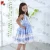 Import new design well dressed wolf remake baby girl dress yarn dyed check flower girl dresses from China