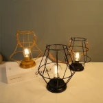New European style outdoor lanterns minimalist iron table lamp decoration hanging lamp camping lanterns