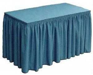 new fashion banquet pleated table skirts