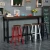Import new fashion cafe furniture cheap used restaurant high feet bar stools bar chair food court table R1760 from China