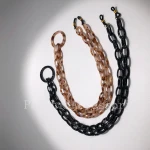 New fashion multi colored sunglasses chain for reading glasses chain holder  tortoise shell eyeglass ware accessories