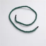 New high quality Custom Factory 4mm 5mm multi-colors Fashion Polyester Three-strand Twisted Rope Shopping Bag Handle Rope