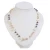 Import New Iridescent statement crystal necklace Clear Crystal Beads Natural Gem Round Loose Beads necklace crystal from China