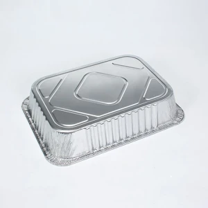 New Listing High Quality Aluminum Square Shape Disposable Aluminum Foil Container