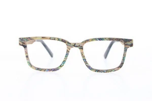 New Model Seashell Wood Optical Eyeglasses Frame With Engrave Logo