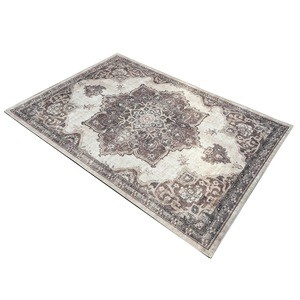 New print design cheap low pile anti-slip area carpet and rug for home