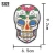 Import New product 2018 features multiple elements and bones cranial head cloth with water-soluble embroidery, hand-made DIY decoration from China