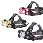 New Product high brightness and high Lumen LED Headlamp T6 High Power Zoomable Head Lamp Torch Light USB Charging