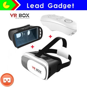new style for smart phone 3D Glasses VR Virtual Reality +wireless Controller VR Cinema Equipment in stock , vr 3d glasses