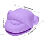 New Style Monkey Shape Animal Silicone Heat Resistant Gloves Mini Oven Mitt