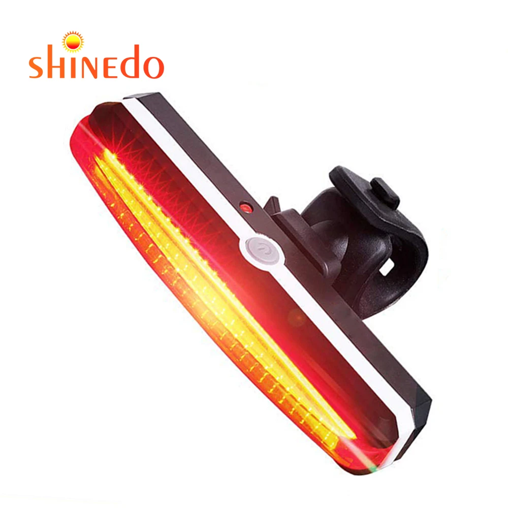 Newest 6 modes usb rechargeable LED safety warning bicycle, bike rear light