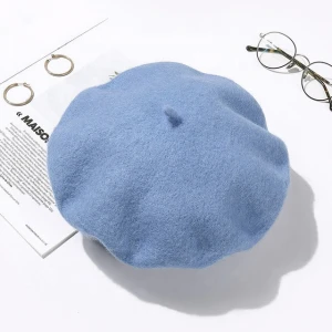 Newest High Quality Felt Beret For Ladies 100% Wool Fashion Winter Beret