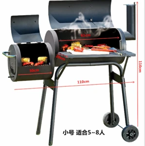 Newest Outdoor 304 Stainless Steel Charcoal Bbq Grill