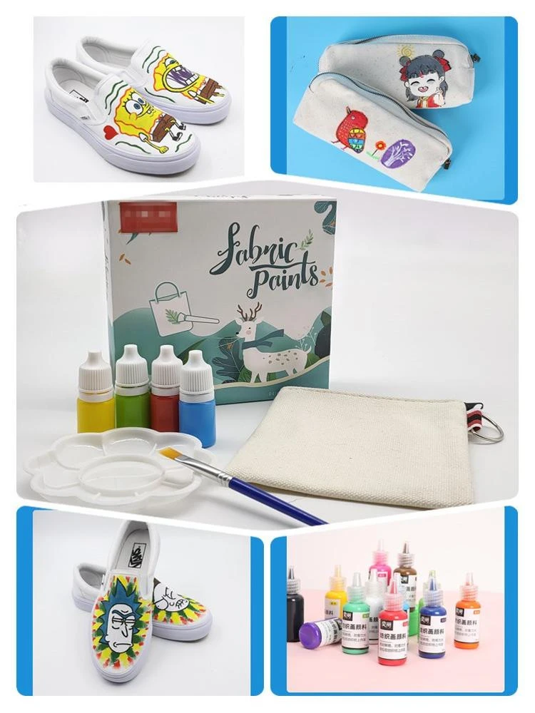 Non-washable Textile Drawing Acrylic DIY Fabric Paints