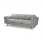 Nordic modern Timber Pebble Gray Sofa simplicity living room fabric furnitures