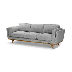 Nordic modern Timber Pebble Gray Sofa simplicity living room fabric furnitures