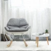 nordic style hot sales plastic wooden metal sofa chair  ins style living room chair