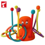 novelty products 2017 nbr foam animal ring toss game set kids rubber foam toys
