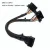 OBD2 Cable OBDII Y Splitter Extension cable 16pin Male to Female Custom cable assembly automotive