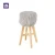 Import ODM&amp;OEM European Style 4 Legged High White Wooden Faux Fur High Bar Chair Modern from China