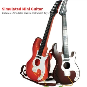 OEM Customized realistic plucked string electric musical Instruments mini Customized kids and children  guitar  Ukulele
