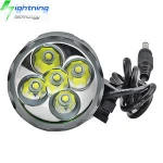 OEM factory Aluminum bike light set super bright 5 led headlight bicycle night light, bicycle light headlight
