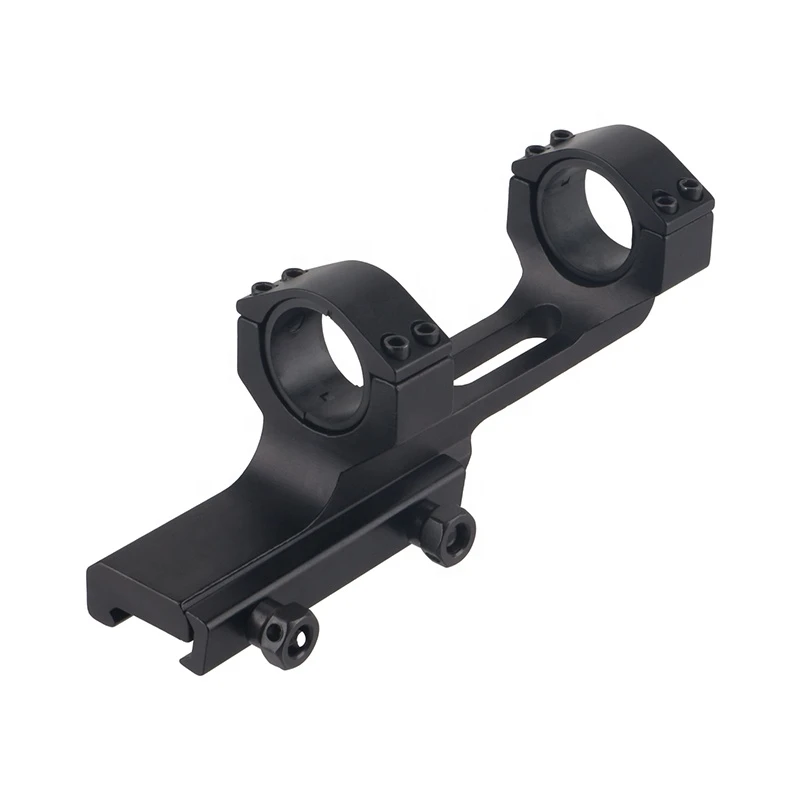 One-Piece 25.4mm 30mm Dual Mount Offset Extended Ring Scope Mount ring Dual Mount for Scope