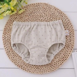 OR008 2017 Cheap New Style Short Pants Newborn Organic Baby Cotton Briefs Bloomers