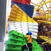 Organic material fun climbing wall for kids