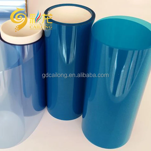 original blue pet film color PET film adhesive coating for release coating