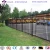 Import Ornamental modern metal used iron fencing powder coated welded metal fences panels tubular steel picket fence from China