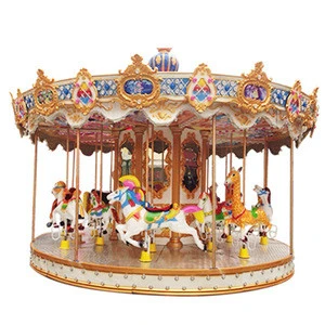 Other amusement park products entertainment game manufacturer Outdoor Fairground electric carousel horses