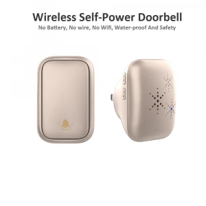 Outdoor And Bedroom Water proof 150M Signal Distance Self-powered Generation Wireless Doorbell Without Wifi And No Battery