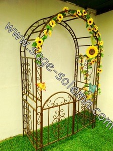 Outdoor Metal Garden Rose Arch/Garden Flower Decorative