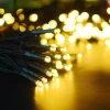 Outdoors Solar String Light 17M 100LED 2Modes Solar Christmas Lights for Gardens Wedding Party Tree Curtains