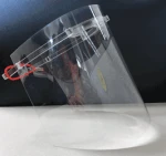 Oversized Acrylic Safety Reusable Face Shield Transparent Mirror Protective Full Face Mask Sunglasses Eye Protection