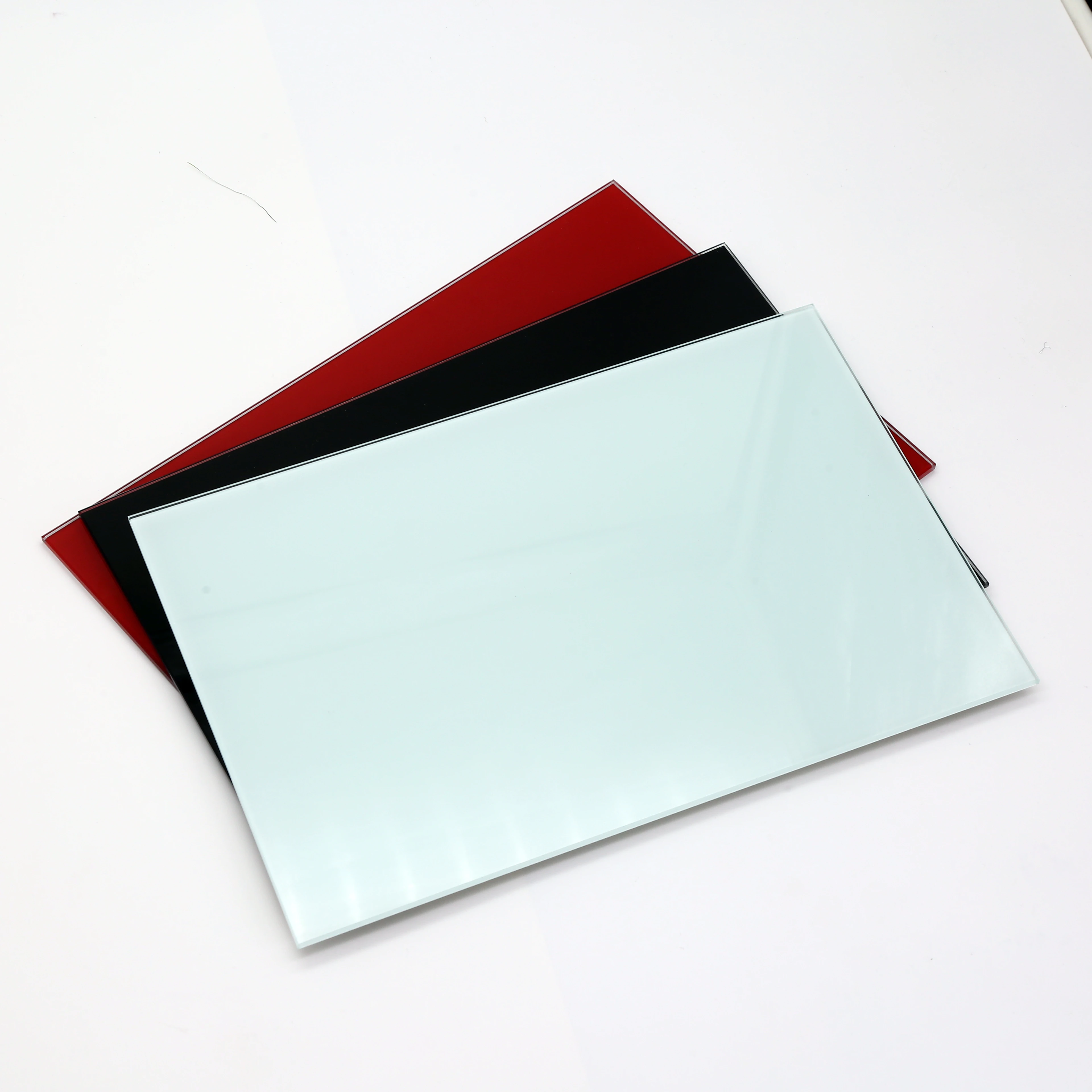 painted tempered glass 4mm- 10mm black red yellow white blue grey green lacquered glass