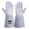 Pakistan manufacture cheap leather welding safety gloves